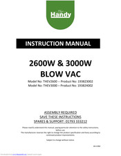 The Handy THEV3000 Instruction Manual