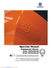 Husqvarna W436 Operator's Manual