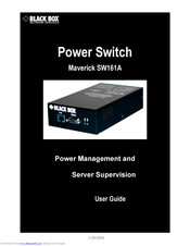 Black Box Maverick SW161A User Manual