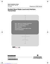 Rosemount 3300 Series Quick Installation Manual