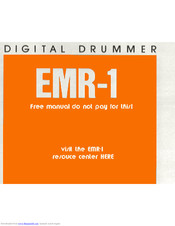 Yamaha EMR-1 User Manual