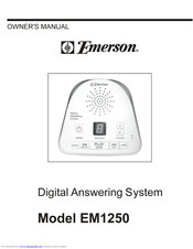 Emerson EM1250 Owner's Manual
