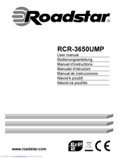 Roadstar RCR-3650UMP User Manual