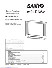 Sanyo CE21DN5-C Service Manual