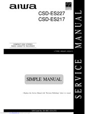 Aiwa CSD-ES217 Service Manual