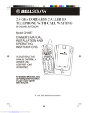 Bellsouth GH9457 Owner's Manual Installation And Operating Instructions