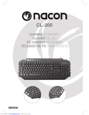 nacon CL-200 Instruction Booklet