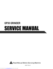 National Flooring Equipent GP30 Service Manual