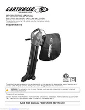 EarthWise BVM20312 Operator's Manual