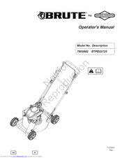 Brute 7800882 Operator's Manual