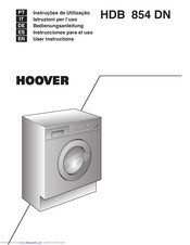 Hoover HDB 854 DN User Instructions