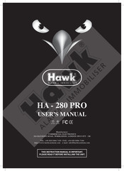 Hawk ha-280 pro User Manual