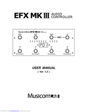 Musicom Lab EFX MkIII User Manual