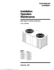 Trane TTA100CD series Installation Operation & Maintenance