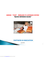 Serene TVDirect TV-95 Quick Reference Manual