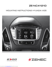 ZENEC ZE-NC4121D Mounting Instructions