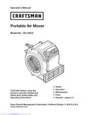 Craftsman 125.16812 Operator's Manual