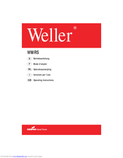 Weller WMRS Operating Instructions Manual