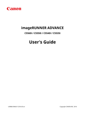 Canon imagerunner advance C5550i User Manual