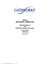 GATEWORKS GW2348-4 Operating Manual