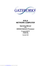 GATEWORKS GW2342 Operating Manual