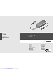 Bosch TRAVEL CHARGER 0 275 007 914 Original Instructions Manual