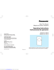 Panasonic ES518 Operating Instructions