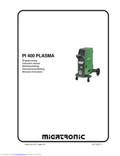MIGATRONIC PI 400 PLASMA Instruction Manual