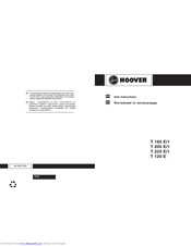 Hoover T 185 E/1 User Instructions