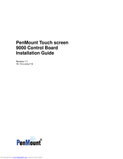 PenMount Touch screen 9000 Installation Manual