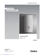 Vaillant VED E 27/7 INT Operating Instructions Manual