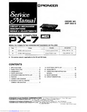 Pioneer PX-7 Service Manual
