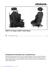 Otto Bock OBSS TRU-SHAPE Instructions For Use Manual