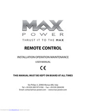 Max Power MPOP5721/US User Manual