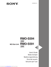 Sony RMO-S594 User Manual
