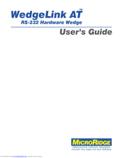 MicroRidge WedgeLink AT User Manual