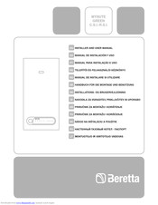 Beretta MYNUTE GREEN C.S.I. Installer And User Manual