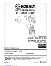 Kobalt Sgy Air216 Manuals Manualslib
