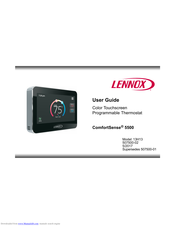 Lennox ComfortSense 5500 User Manual
