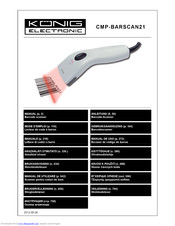 Konig CMP-BARSCAN21 Manual