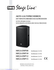 IMG STAGE LINE MEGA-DSP 15 Instruction Manual