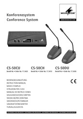 Monacor CS-50CH Instruction Manual