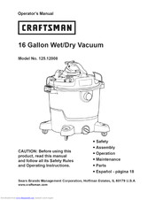 Craftsman 125.12008 Operator's Manual