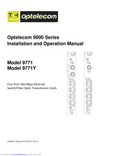 TKH Optelecom 9771Y Installation And Operation Manual