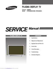 Samsung PDP4298EDX/SMS Service Manual
