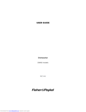 Fisher & Paykel DW60 User Manual