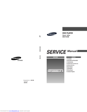 Samsung DVD-P721M Service Manual