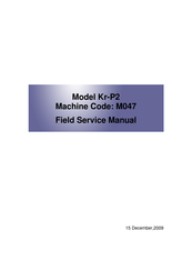Ricoh Kr-P2 Field Service Manual
