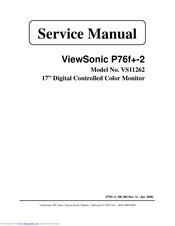 ViewSonic VS11262 Service Manual