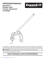 Expand-it UT15522B Operator's Manual